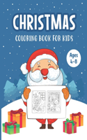 Christmas Coloring Book for Kids Ages 4-8