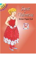 Sweet Valentine Sticker Paper Doll