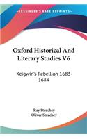 Oxford Historical And Literary Studies V6