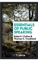 Essentials of Public Speaking