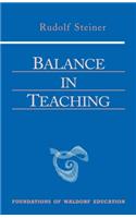 Balance in Teaching