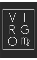 Virgo: A Blank Lined Astrology Notebook and Journal for Horoscope Readers