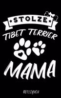 Stolze Tibet Terrier Mama Notizbuch