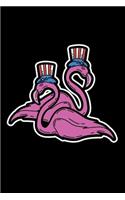 Flamingo: 120 Pages I 6x9 I Dot Grid I Funny 4th Of July, Patriotic, Liberty & 1776 Gifts