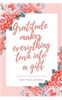Gratitude Makes Everything Turn Into a Gift Gratitude Journal