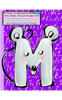 M Primary Composition Notebook Story Paper Journal