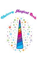 Unicorn Magical Book: Magical Unicorn Journal and Notebook for Girls kids, women, teen girls - Composition Size 8.5x11 with 120p Perfect for Journal, Doodling, Sketching 
