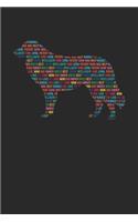 Kuvasz Journal - Kuvasz Notebook 'Word Cloud' - Gift for Kuvasz Lovers