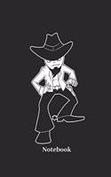Notebook: Lined Journal for Wild West, Cowboy and Gunman Fans - Paperback, Diary Gift for Men, Women and Children