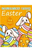 Easter Coloring Book for Kids Ages 4-8