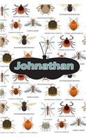 Johnathan: Insect Themed Comprehensive Garden Notebook with Garden Record Diary, Garden Plan Worksheet, Monthly or Seasonal Planting Planner, Expenses, Chore L