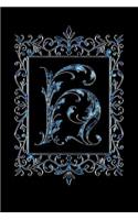 H: Initial Monogram Notebook