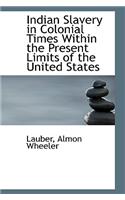 Indian Slavery in Colonial Times Within the Present Limits of the United States