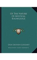 Of the Nature of Mystical Knowledge