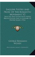 English Poetry and Prose of the Romantic Movement V2