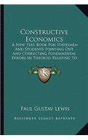 Constructive Economics