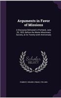 Arguments in Favor of Missions