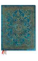 Paperblanks 2021 Azure Ultra 12-Month-Flexis
