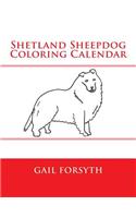 Shetland Sheepdog Coloring Calendar