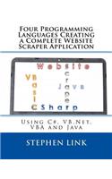 Four Programming Languages Creating a Complete Website Scraper Application