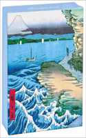 Hiroshige Mini Fliptop Notecard Box