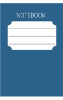 Blue notebook clipart
