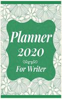 Planner 2020 for Writer