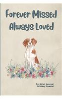 Pet Grief Journal Brittany Spaniel