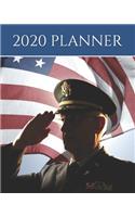 2020 Planner: United States of America 2020 -Weekly & Daily Diary, USA, Veterans, Journal, - 8x10"