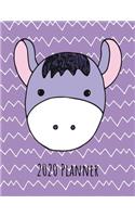 2020 Planner: Weekly Dated With Inspirational Quotes Purple - Donkey