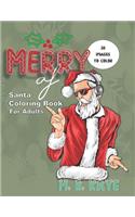 Merry AF - Santa Coloring Book For Adults