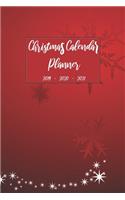 Christmas Calendar Planner 2019 2020 2021