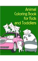 Animal Coloring Book for Kids and Toddlers: Coloring Pages, Relax Design from Artists for Children and Adults