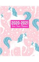 2020-2021 Two Year Planner: Neat 24-Month Planner & Calendar - Large 8.5 x 11 (Jan 2020 - Dec 2021) Daily Weekly and Monthly Schedule - Art Cover 00023190