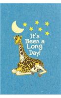 It is been a long day: Giraffe Notebook College Blank Lined 6 x 9 inch 110 pages -Notebook for Giraffe Lovers Journal for Writing- Notebook for Girls-Gift for Kid Student 