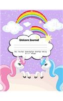 Unicorn Journal: Adorable Unicorn Diary - Story Paper Primary Writing Journal for Kids Grades K-2 to Third Grade: Handwriting Practice, FreeHand Drawing, Telling Tim