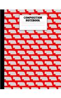 Composition Notebook: Nebraska Composition Book Wide Ruled State Design Lined 100 Page Journal for Primary Elementary School Students