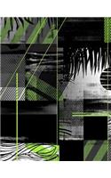 Abstract Palm Leaves Composition Book