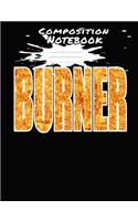 Burner Composition Notebook
