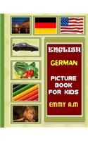 English - German Picture Book for Kids