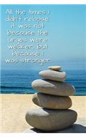 All the Times I Didn't Relapse, It Was Not Because the Urges Were Weaker, But Because I Was Stronger.
