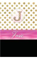 Josie: Personalized Lined Journal Diary Notebook 150 Pages, 6 X 9 (15.24 X 22.86 CM), Durable Soft Cover