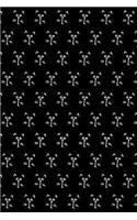 Journal Notebook For Cat Lovers Cats in the Dark Pattern 1