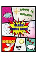 Blank Comic Books Notebooks Variety of Templates