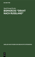 Bismarcks "Draht nach Russland": Zum Problem Der Sozial-Ökonomischen Hintergründe Der Russisch-Deutschen Entfremdung Im Zeitraum Von 1878 Bis 1891(16 Quellen Und Studien Zur Geschichte Osteuropas)
