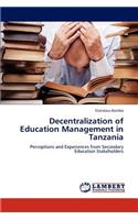 Decentralization of Education Management in Tanzania