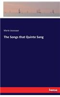 The Songs that Quinte Sang