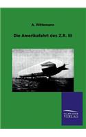 Amerikafahrt Des Z.R. III