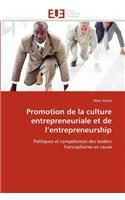 Promotion de la Culture Entrepreneuriale Et de l''entrepreneurship