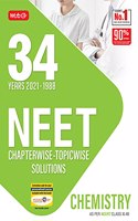 34 Years NEET Previous Year Solved Question Papers with NEET Chapterwise Topicwise Solutions - Chemistry 2021